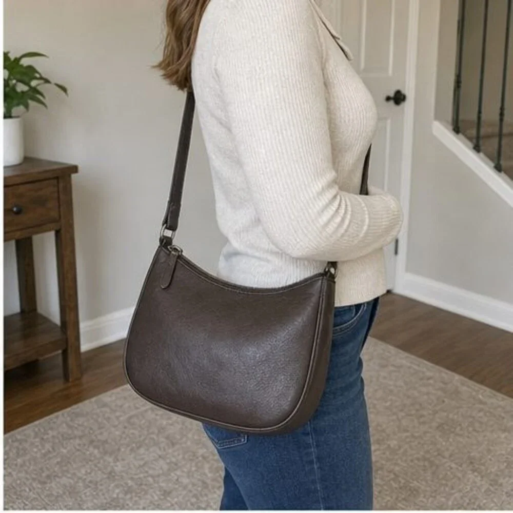 Olive Nylon Crossbody Bag
